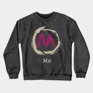 Greek Mu Crewneck Sweatshirt